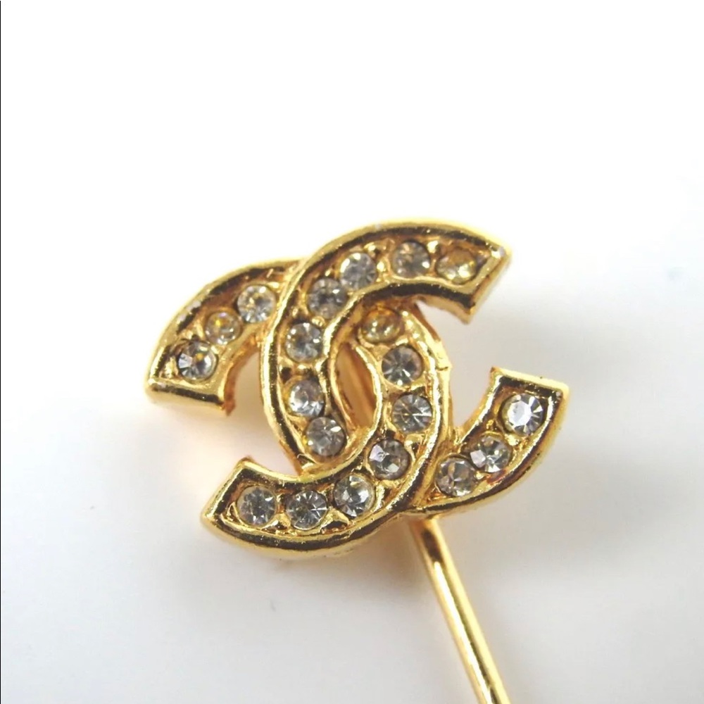 Chanel cc logo pin brooch - Picture 3 of 6